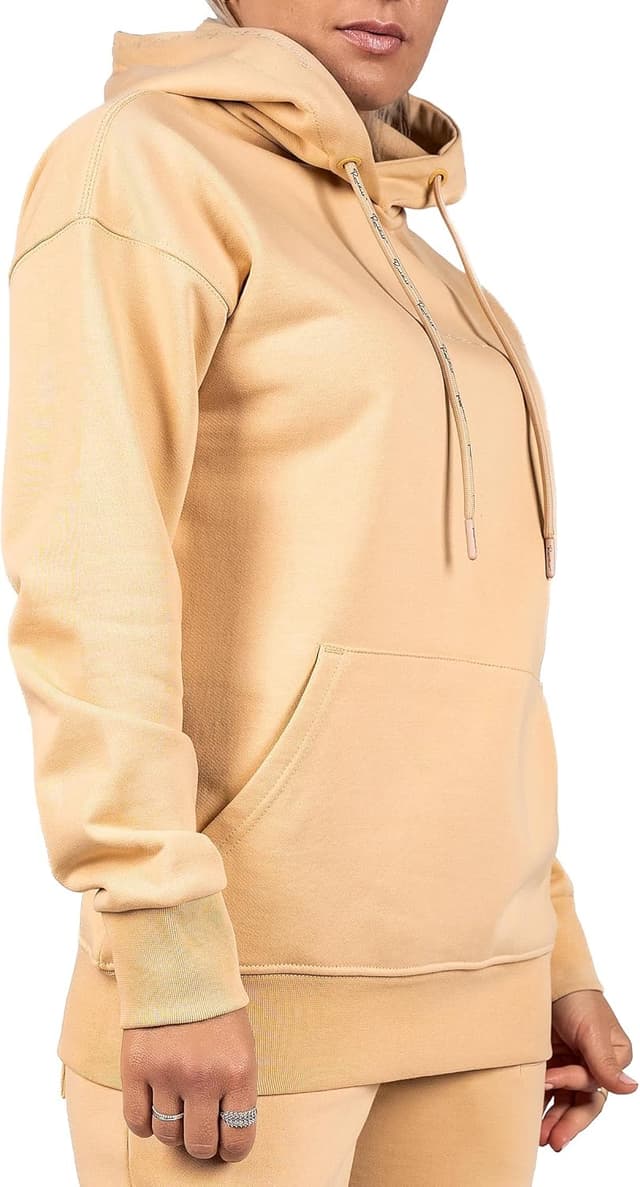 Detalle de Reichstadt felpa oversize donna in cotone heavyweight 600 GSM con logo