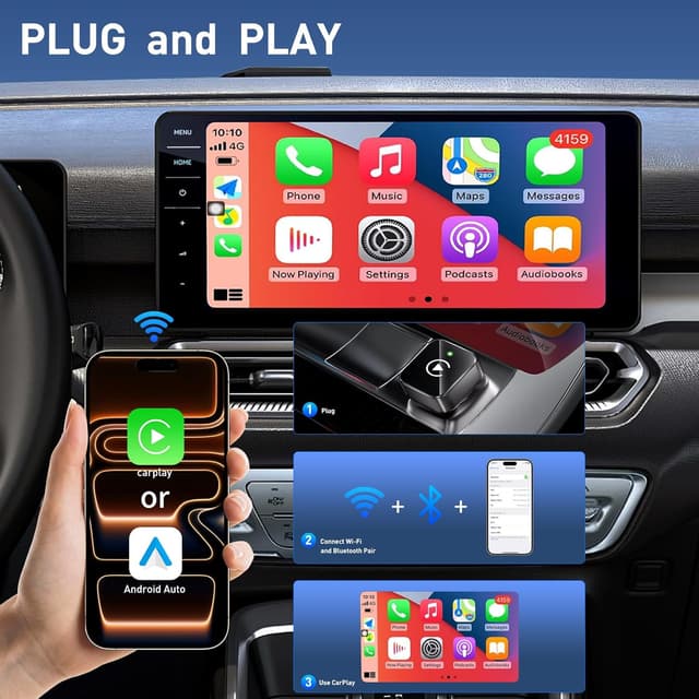 Thumbnail 5 de iGENJUN Wireless CarPlay Adapter 2026