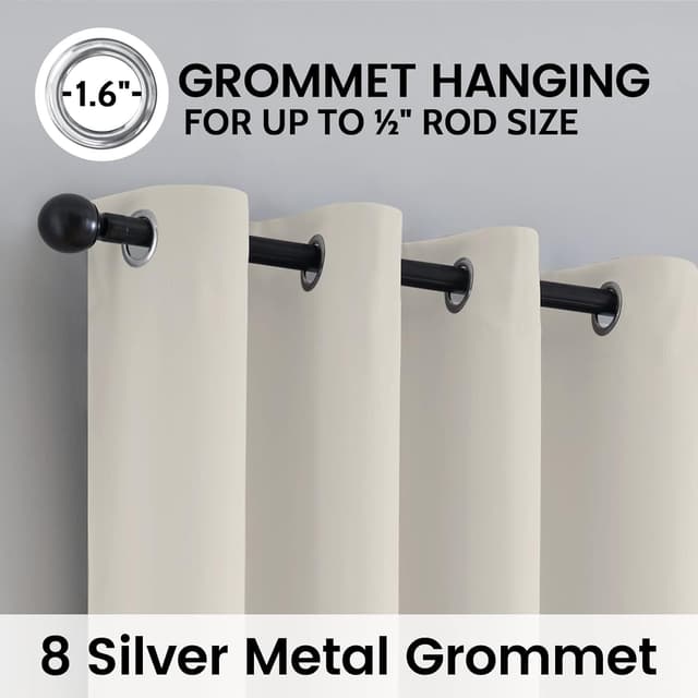 Thumbnail 4 de SimpleHome 84-inch Blackout Curtains 🏠