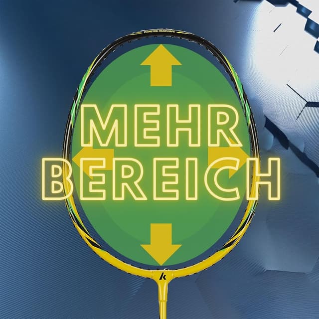 Detalle de Kawasaki Badminton-Set mit 2 Schlägern, 3 Bällen und Schlägertasche (90 g) – für Training und Freizeit