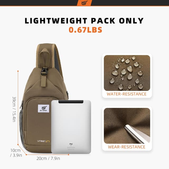 Thumbnail 4 de SKYSPER Sling Bag RFID crossbody daypack