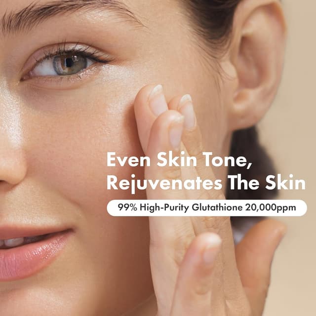 Detalle de TOSOWOONG Glutathione Serum al 99% con 20.000 ppm, niacinamide e acido ialuronico (30 ml)