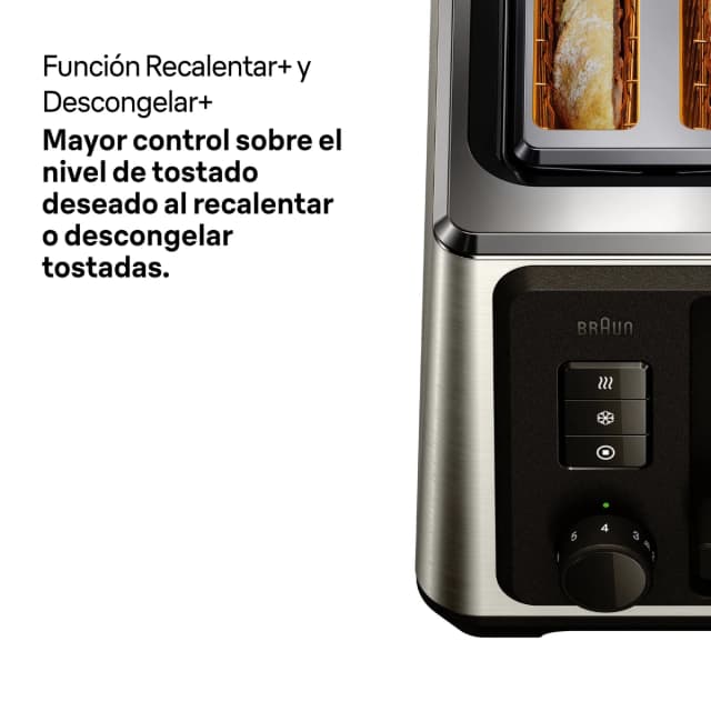 Thumbnail 4 de Braun Identity HT5220BK tostador 4 rebanadas