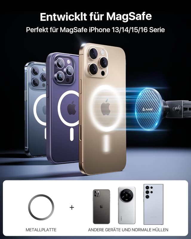 Thumbnail 6 de andobil Handyhalterung Auto MagSafe mit 20x N56 Magneten