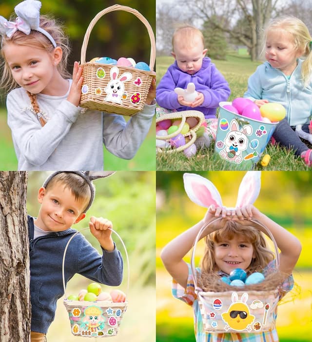 Thumbnail 4 de Easter Stickers DIY 24 Sheets