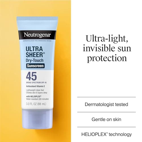 Detalle de Neutrogena Ultra Sheer Dry-Touch Sunscreen, SPF 45, 3 fl. oz