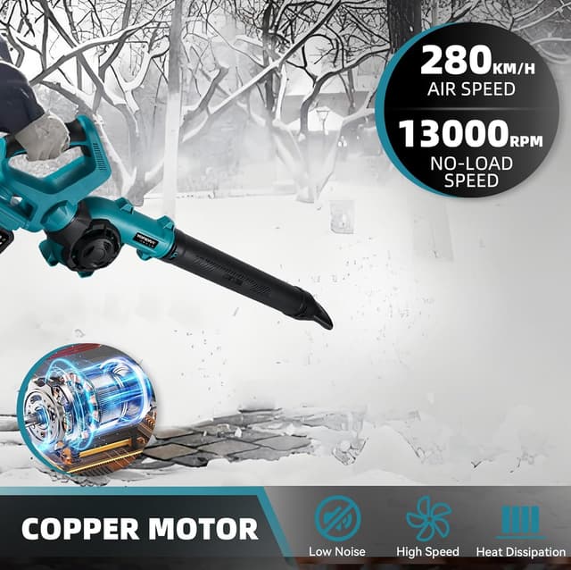 Thumbnail 3 de YOFIDRA Soffiatore 280 km/h 2 batterie