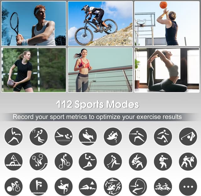 Thumbnail 3 de Ddidbi Smartwatch 1,85" con 112 modalità sportive