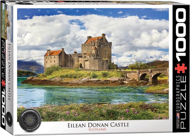 Detalle de Eurographics 1000-Teile Puzzle „Eilean Donan Burg, Schottland“
