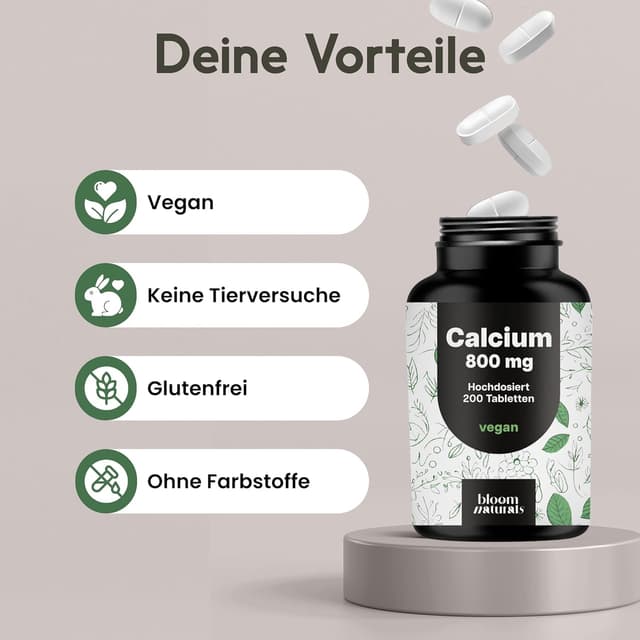 Detalle 2 de Calcium Tabletten 800 mg, 200 Stück