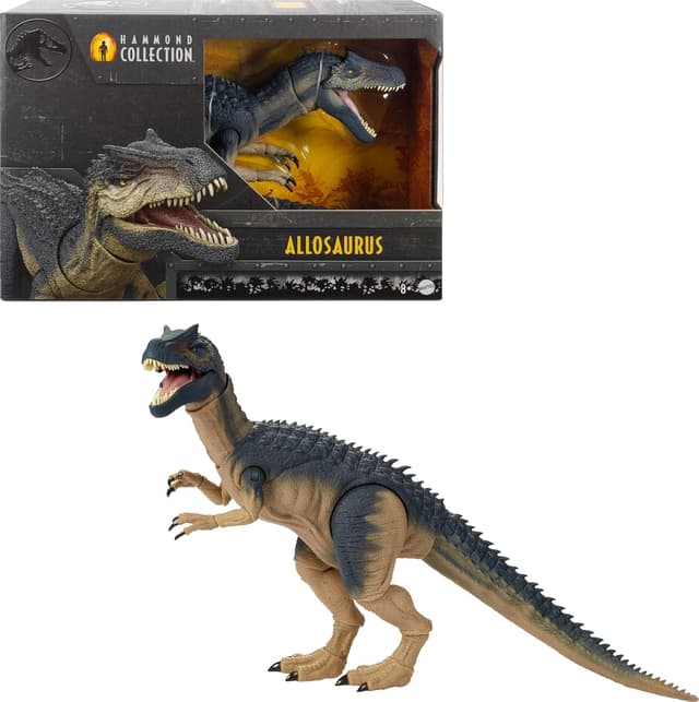 Imagen de Mattel Jurassic World Allosauro 19 articolazioni en OfertitasTOP