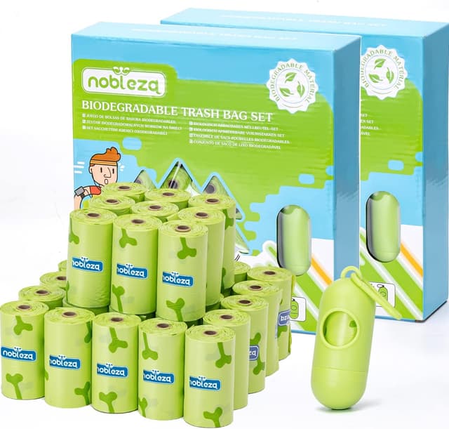 Detalle de Nobleza Bolsas Caca Perro 1080 bolsas dispensador