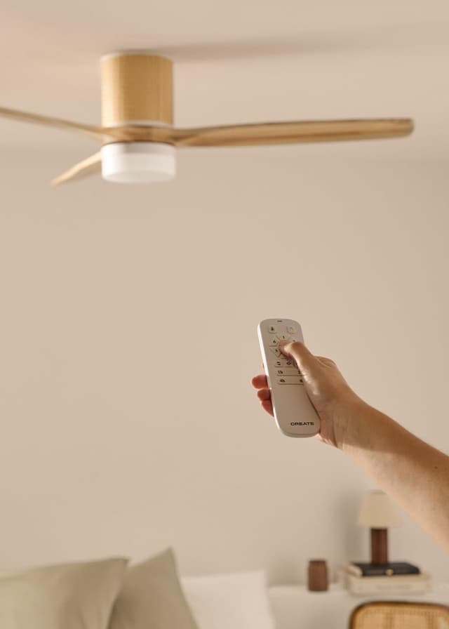 Thumbnail 3 de CREATE WIND CALM RATTAN ventilador techo 132 cm