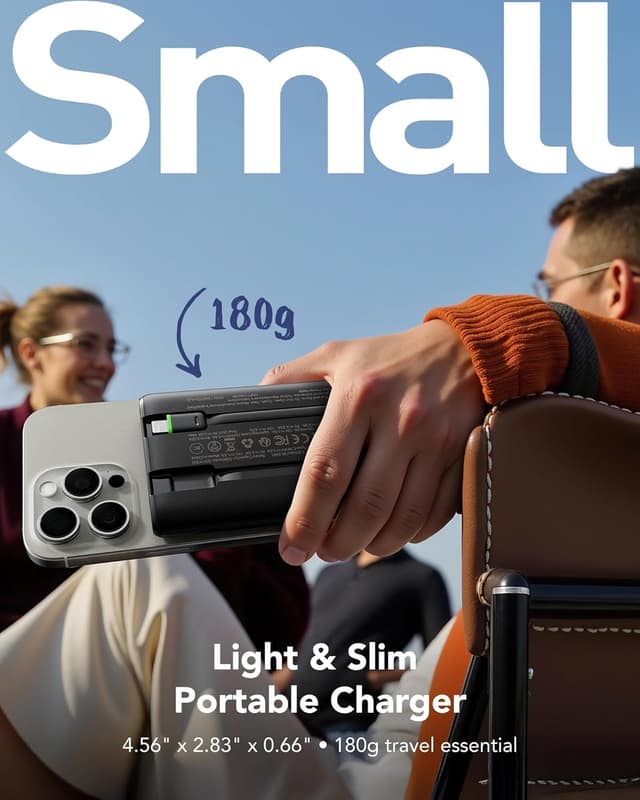 Detalle de VEGER Power Bank 10000mAh slim charger