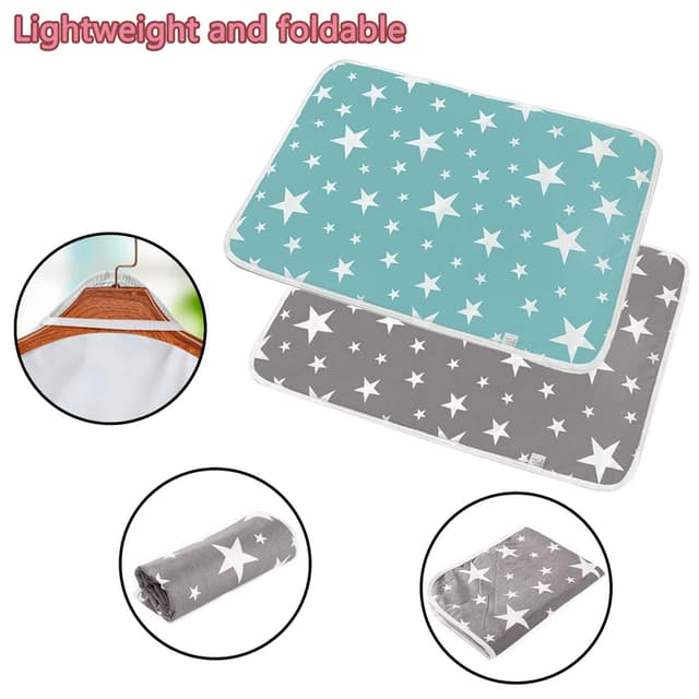 Thumbnail 5 de ZYUPHY Baby Wickelunterlage 2er Set 50 x 70 cm