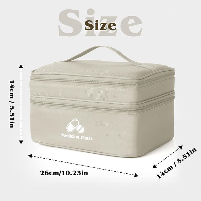 Detalle 2 de Romon Bolsa Primeros Auxilios Portátil 28×20×12,5 cm 🩹