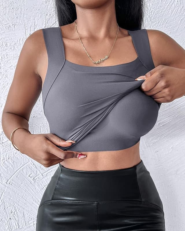 Detalle 2 de CHICME U Neck Shapewear Tank 66% Polyamide
