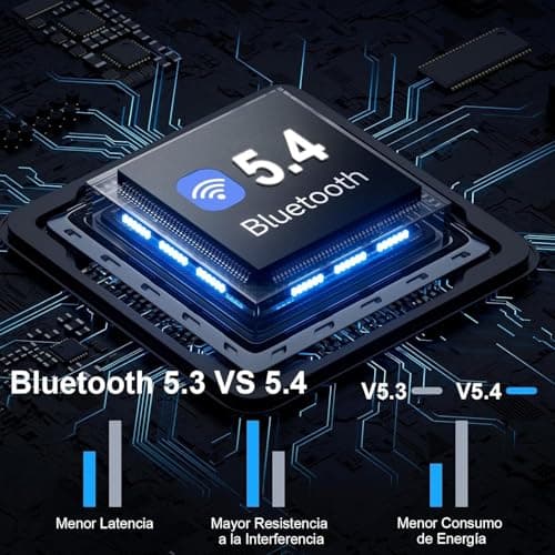 Detalle 2 de Donerton Auriculares Inalámbricos Bluetooth 5.4 con ENC, IP7 y pantalla LED (45 h) — Casos Bluetooth estéreo