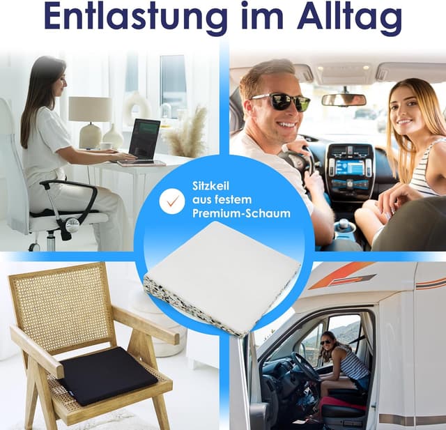 Detalle 2 de DYNMC you Keilkissen Stuhl Sitzkissen 7,2 cm