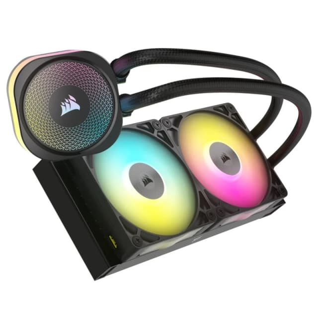 Detalle 2 de Corsair iCUE LINK TITAN 240 RX RGB Kit de refrigeración líquida 240 mm negra