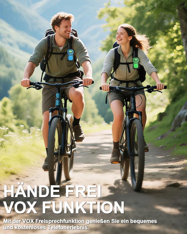 Detalle de Kinder-Walkie-Talkies mit Akku, 16 Kanälen, VOX & Tastatursperre – Walkie Talkie Geschenk für 3–12 Jahre