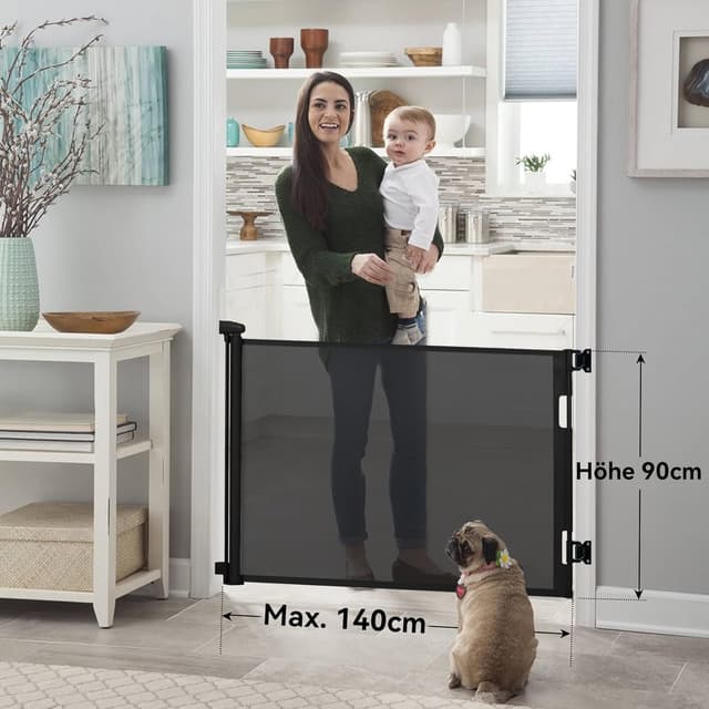 Detalle 2 de Hawthyhome Treppenschutzgitter 0-180 cm