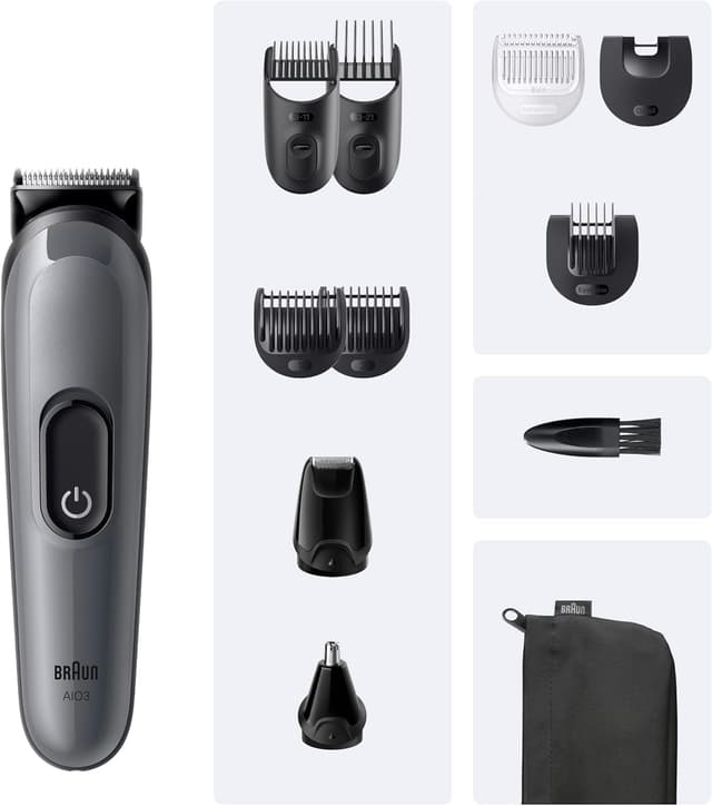 Thumbnail 6 de Braun AIO3565 Recortadora 14 longitudes 50 min