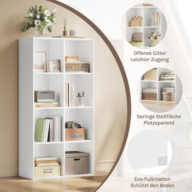 Thumbnail 6 de WOLTU Bücherregal 8 Fächer 60x121x29,5 cm