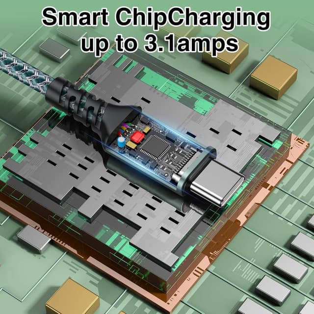 Detalle de GIANAC USB-C Kabel 4 m 3,1 A