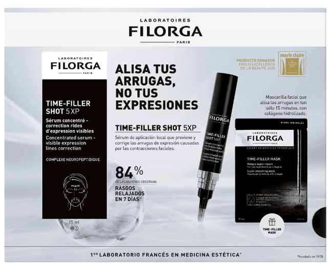 Detalle de Filorga Time Filler 5XP Shot 15ml + Mascarilla Reafirmante 💆♀