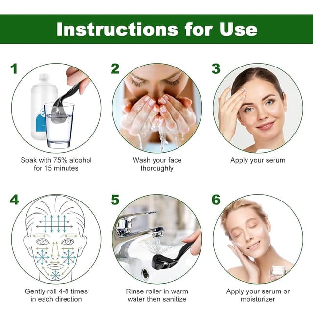 Thumbnail 6 de Derma-roller 1.0 Dermaroller mit 540 Titan Nadeln