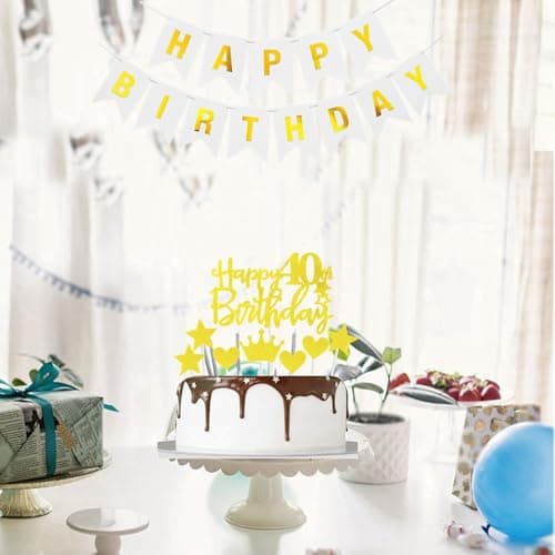 Thumbnail 2 de Hongyantech decoración 40 años Happy Birthday