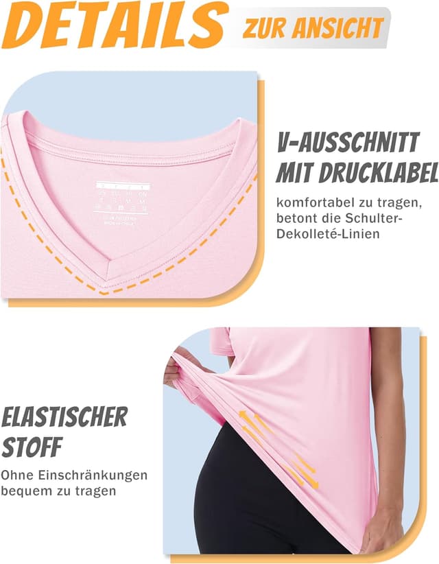 Thumbnail 4 de MAGCOMSEN TâShirt col V femme UPF 50+ đ€