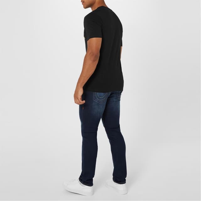 Detalle de True Religion T-shirt manches courtes Bouddha métallique pour homme