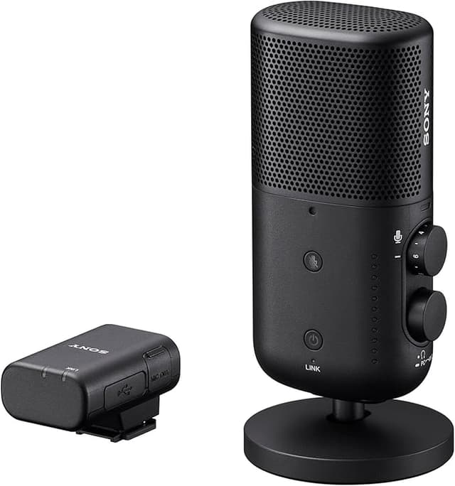 Detalle de Sony ECM-S1 Micrófono inalámbrico para streaming 🎙