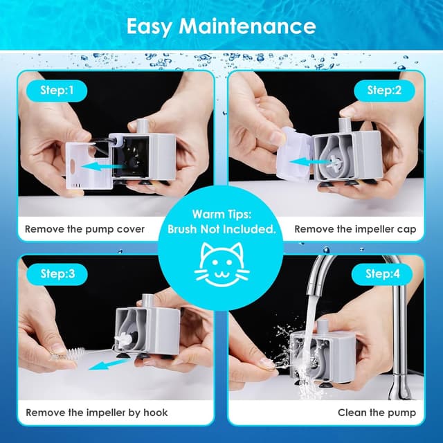 Thumbnail 6 de Katze Wasserbrunnen Pumpe