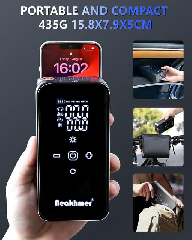 Thumbnail 4 de Mini compressore portatile 150 PSI