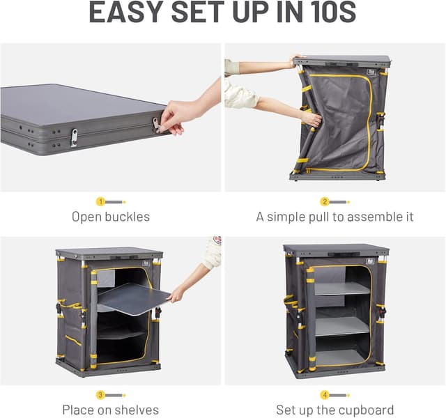 Detalle 1 de Timber Ridge Compact camping storage unit