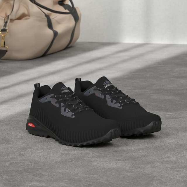 Detalle de Kricely Men’s Trail Running Shoes for Walking, Hiking & Cross Training