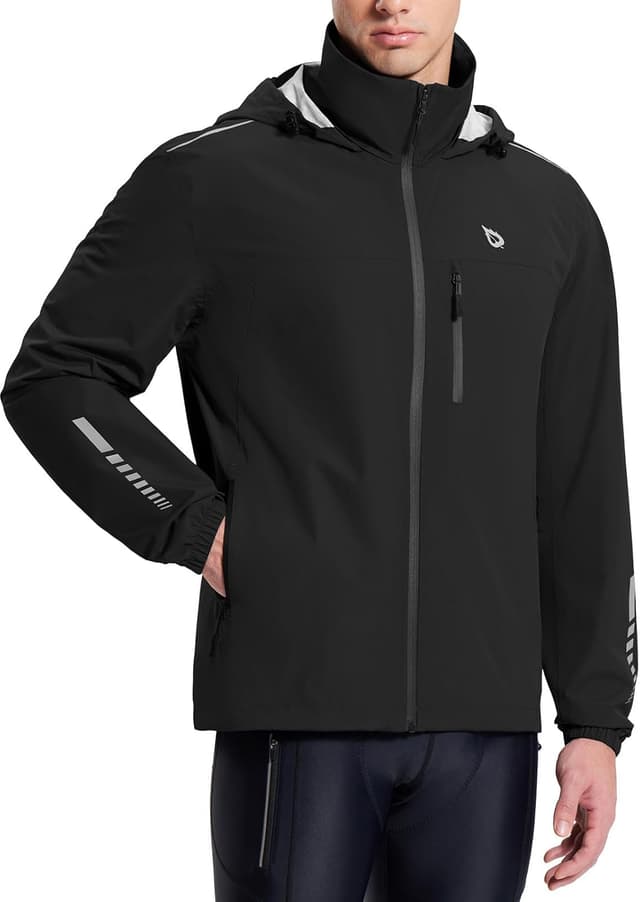 Thumbnail 5 de Baleaf Men's Waterproof Rain Jacket Windbreaker Raincoat