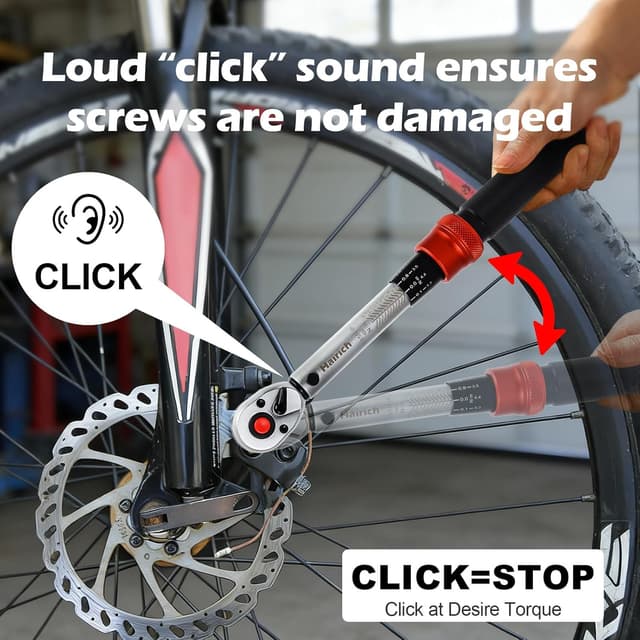 Detalle de Hairich Drehmomentschlüssel-Set 3-teilig (1/4″ + 3/8″ + 1/2″, 3–230 Nm) mit ±3% Genauigkeit