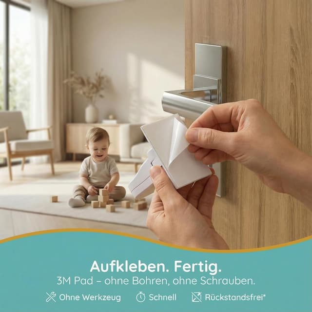 Detalle 1 de Homery Türsicherung Kinder 2 Stück 🔒