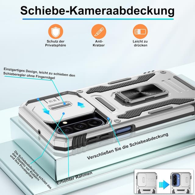 Detalle de Jshru Galaxy A17 5G Hülle mit 360° Schutz