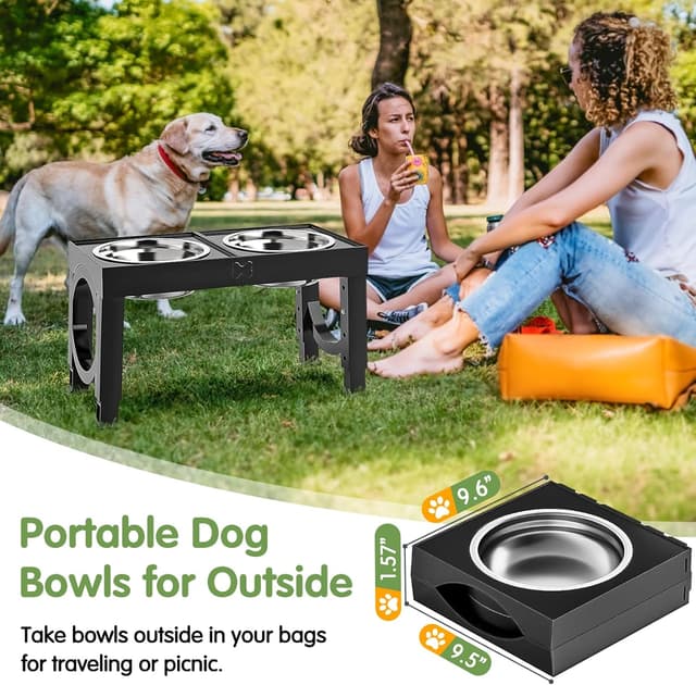 Thumbnail 5 de XIAZ Elevated Dog Bowls 1L