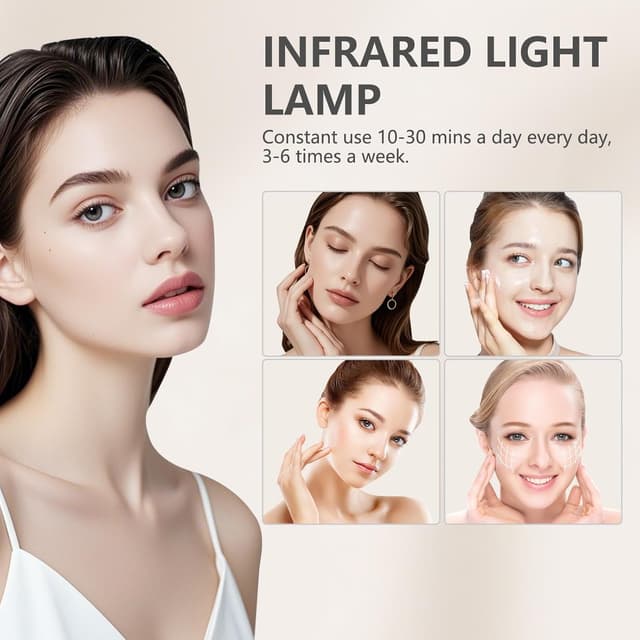 Detalle de Relhafethy Red Light Lamp 940nm timer