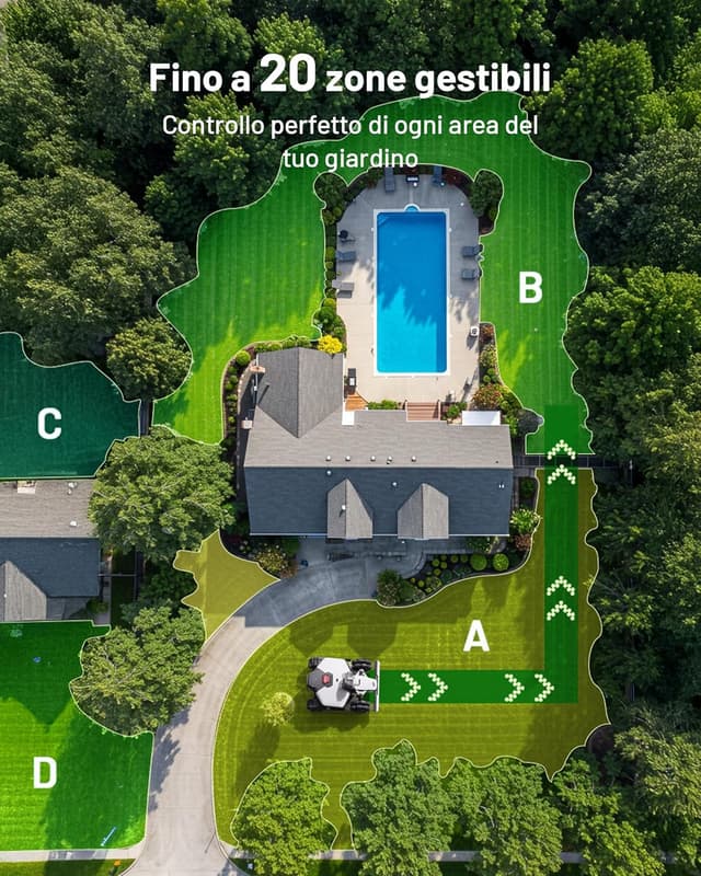 Thumbnail 6 de Mammotion LUBA mini AWD LiDAR (3D + Vision) – robot tagliaerba senza fili con mappatura automatica e modulo 4G