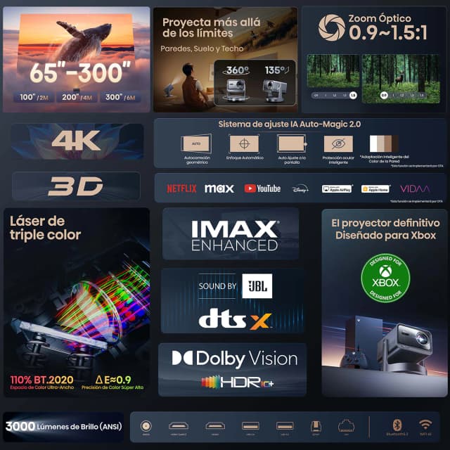 Thumbnail 4 de Hisense C2-ULTRA proyector 4K UHD, 3.000 lúmenes 😊
