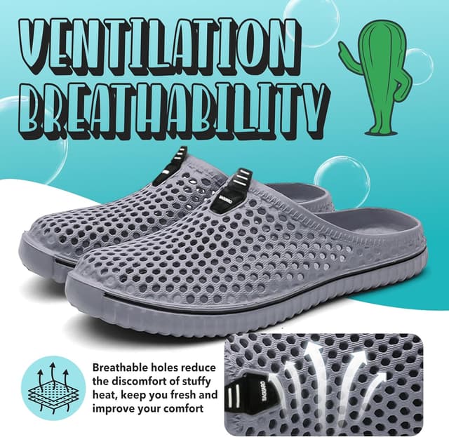 Detalle de SAGUARO chaussons de jardin anti-dérapants, respirants et à drainage (36 à 45)