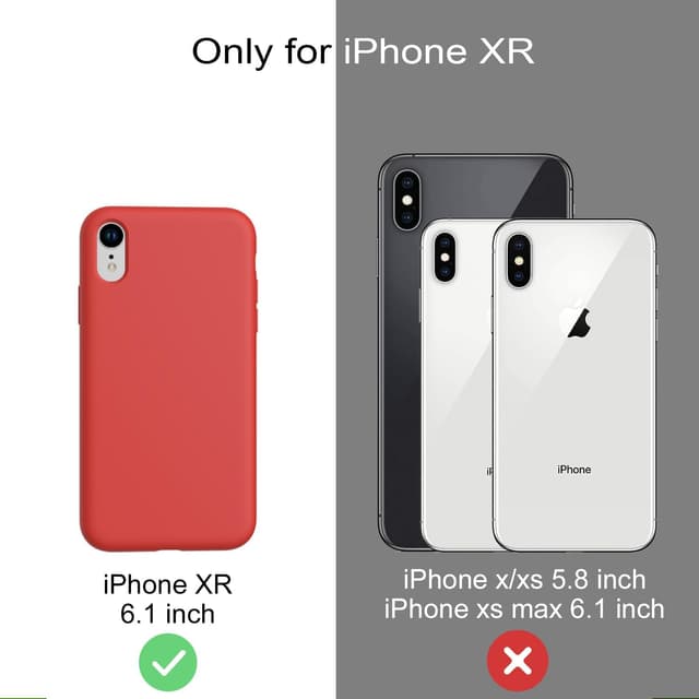 Detalle 2 de CASELIVE iPhone XR silicone case, 6.1 inch