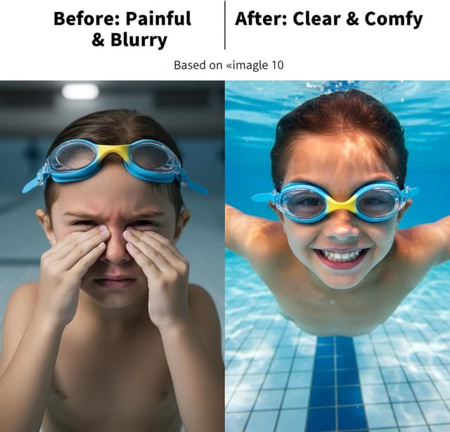 Thumbnail 3 de Seaflar Occhialini nuoto bambini HD